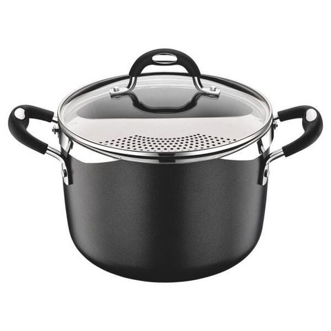 Espagueteira Mônaco Tramontina Indução 22cm 5,4L Preto