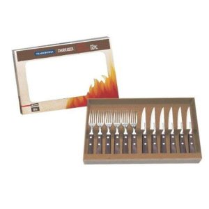 Faqueiro Jogo Para Churrasco Inox 12 Peças Polywood 21199/909