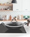 Ver imagem 1 de Wok Mônaco Tramontina Antiaderente Indução 32cm 4,5L Preto