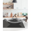 Ver imagem 1 de Wok Mônaco Tramontina Antiaderente Indução 32cm 4,5L Preto