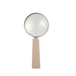 LUPA COM CABO EM POLIRESINA BEGE 23CM 16357 - MART - 1