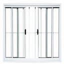 Ver imagem 6 de Janela de Alumínio 4 Folhas com Grade Branca - 1,20x1,20M