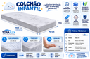 Ver imagem 2 de Colchao Juvenil Baby D18 Toraflex 150x70x9 Inmetro Cama