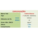 Ver imagem 2 de Tela Pinteiro 1" 24x1,20x50M Coleira Branca Morlan