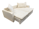 Ver imagem 3 de Sofá Cama Casal Linho Creme Filadélfia Rec Estofados
