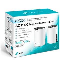 Roteador Tp-link Deco S7 (2-pack) Gigabit Dual Band Ac1900 Mesh Mu-mimo - Mtp0026 - 4 Roteador Tp-link Deco S7 (2-pack) Gigabit Dual Band Ac1900 Mesh Mu-mimo - Mtp0026 - 4