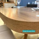 Ver imagem 5 de Conjunto Sala de Jantar 6 Cadeiras Dara Carraro Nogal Rosê