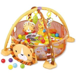 Tapete de Atividades Piscina De Bolinhas - Leão - Baby Style