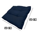 Ver imagem 4 de Almofada Futon Decoração 50x50 Cm Vários Modelos Azul Marinho