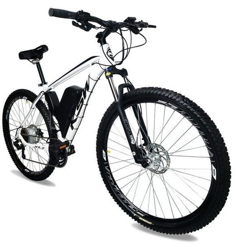Bicicleta Elétrica T2 10a/h Motor Traseiro 350w:branco/17