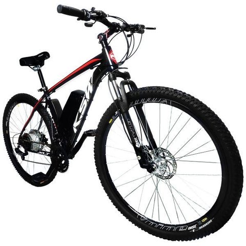 Bicicleta Elétrica T2 10a/h Motor Traseiro 350w:preto/19