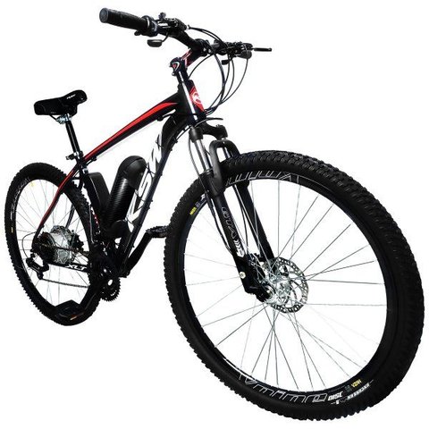 Bicicleta Elétrica T2 12 A/h Motor Traseiro 350w:preto/21