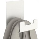 Ver imagem 2 de Cabide Gancho de Parede Toalha Banheiro Branco Adesivo F.elg