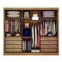 Ver imagem 2 de Guarda Roupa Diamond 3 Portas 8 Gavetas 1 Espelho Cor:cumaru Fendi
