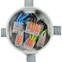 Ver imagem 3 de 50un Kit Conector Emenda Rápida Derivação Borne 5 Fios