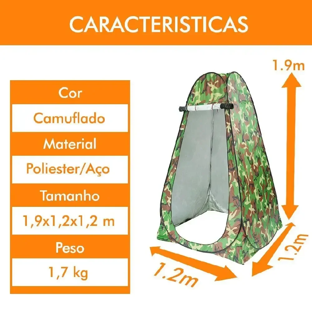 Barraca Trocador de Roupas Banheiro Re108 Snel Camping - 6