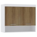 Ver imagem 1 de Armário Aéreo Ponte Modulado 97cm Taiga Branco/avelã L01 - Mpozenato