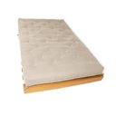 Ver imagem 2 de Sofá Cama Casal Futon Tokio Bege Madeira Maciça Grapia Cor Natural