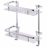 Suporte Organizador Porta Shampoo Condicionador Sabonete Prateleira Dupla Box Banheiro Aluminio Ab.m - 5