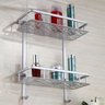 Suporte Organizador Porta Shampoo Condicionador Sabonete Prateleira Dupla Box Banheiro Aluminio Ab.m - 8