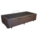 Ver imagem 3 de Cama Box Baú Solteiro Suede Sereneprime Marrom 88x188x44