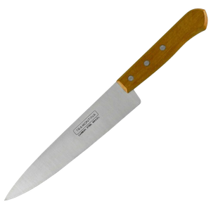 Faca Carbono Peixeira com Cabo de Madeira - 7"