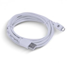 Cabo Usb X Micro Usb B 2.0 5 Pinos 2 Metros Branco - Musb-2 - 3