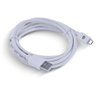 Cabo Usb X Micro Usb B 2.0 5 Pinos 2 Metros Branco - Musb-2 - 3