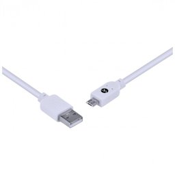 Cabo Usb X Micro Usb B 2.0 5 Pinos 2 Metros Branco - Musb-2 - 2