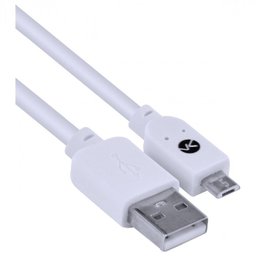 Cabo Usb X Micro Usb B 2.0 5 Pinos 2 Metros Branco - Musb-2 - 5