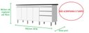 Ver imagem 2 de Gabinete Para Pia 2 Metros 100% Mdf Puxador Alumínio Oferta - Branco