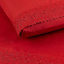Ver imagem 2 de Jogo Cama Casal Cherry Bordado Inglês 4pç 100% Poliéster - Carmin