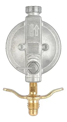 REGULADOR GLP 5KG/H 2,8KPA COM REGISTRO TM 3/8 JACKWAL - 2