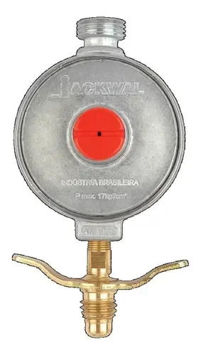 REGULADOR GLP 5KG/H 2,8KPA COM REGISTRO TM 3/8 JACKWAL - 1