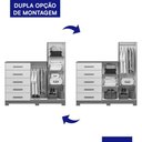 Ver imagem 3 de Cômoda New Master com Espelho, 2 Portas e 5 Gavetas Cinamomo - Móveis Albatroz