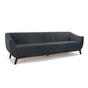 Ver imagem 1 de Sofá 3 Lugares Boomer 210cm PU Cinza - Gran Belo