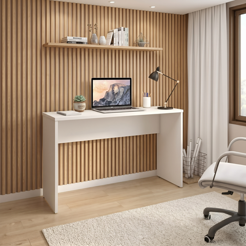 Plataforma Simples Smart Inicial Pé Painel 120 cm Branco Gebb Work