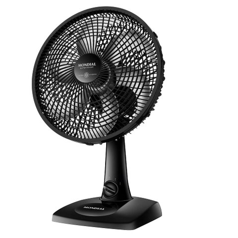 Ventilador de Mesa Mondial 40cm Preto Vsp-40-b – 127 Volts
