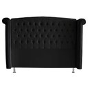 Ver imagem 1 de Cabeceira de Cama Box Toquio Casal Queen 160cm Suede Preto