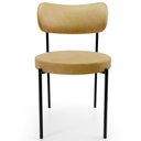 Ver imagem 5 de Kit 04 Cadeiras Estofadas para Sala de Jantar Louise L02 Couríssimo Fendi - Lyam Decor