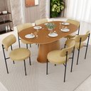 Ver imagem 2 de Kit 04 Cadeiras Estofadas para Sala de Jantar Louise L02 Couríssimo Fendi - Lyam Decor
