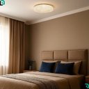 Ver imagem 3 de Plafon Beau Redondo Dourado 35cm Sobrepor Led 24w 3000k Bivolt Alumínio e Acrílico