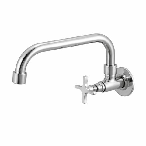 Torneira para Cozinha Parede Soluz Meber Metais Cromado