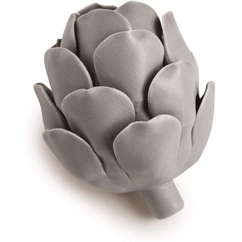 Decor Flor Cinza em Cerâmica 11284 Mart