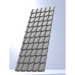 Telha Pvc Colonial Cinza 230 Cm X 86 Cm - 2