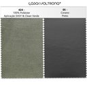 Ver imagem 5 de Poltrona Decorativa Chiara Base Orby Corano Preto/Poliéster Verde Claro - CasaePoltrona