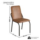 Ver imagem 3 de Kit 6 Cadeiras para Sala de Jantar Malibu