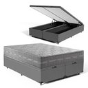 Ver imagem 1 de Cama Box Baú com Colchão de Molas Ensacadas Ultra Spring Anjos Queen 158cm