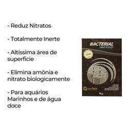 Mídia Biológica Ocean Tech Nano Rings Bacterial - 1kg - 4
