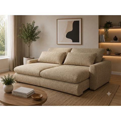 Sofa Curve 1.70 Nobly LINH0 Capuccino
